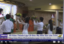 PHÓNG SỰ CỘNG ĐỒNG: 40 năm thành lập Cộng Đoàn Đức Mẹ Hồn Xác Lên Trời từ đài SBTN